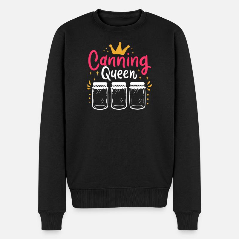 Einmachen Einkochen - Männer Premium Bio Pullover - Schwarz