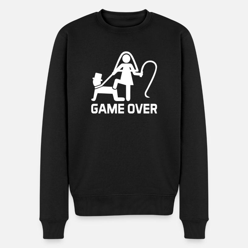 Junggesellenabschied - Männer Premium Bio Pullover - Schwarz