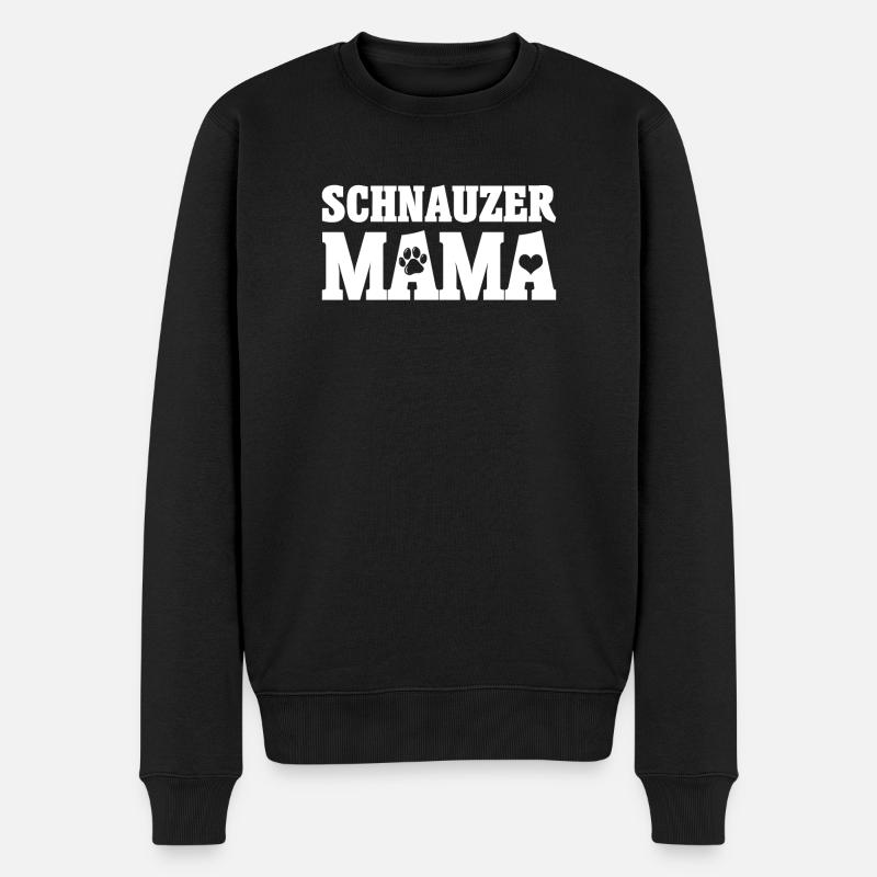 Schnauzer Mama - Pull Premium bio Homme - noir