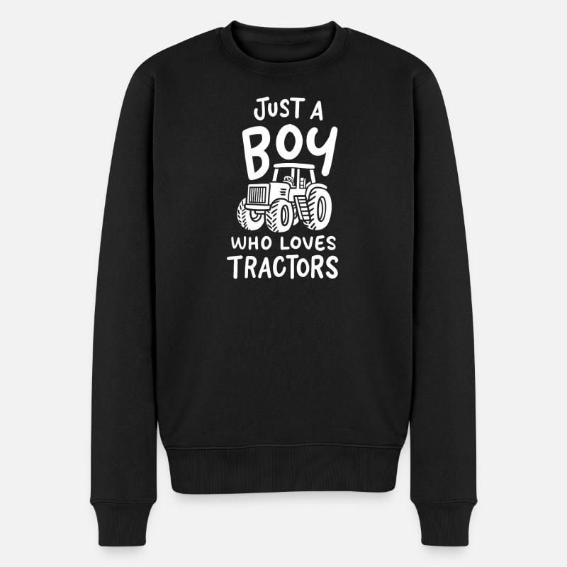 Tracteurs - Pull Premium bio Homme - noir