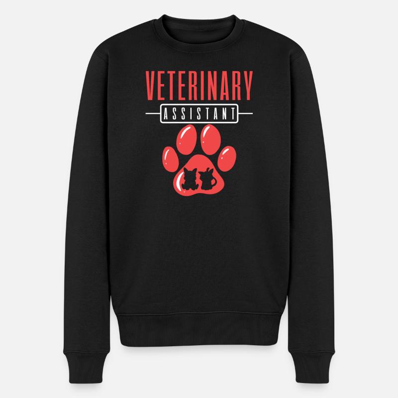 Assistant vétérinaire Vet Tech - Pull Premium bio Homme - noir