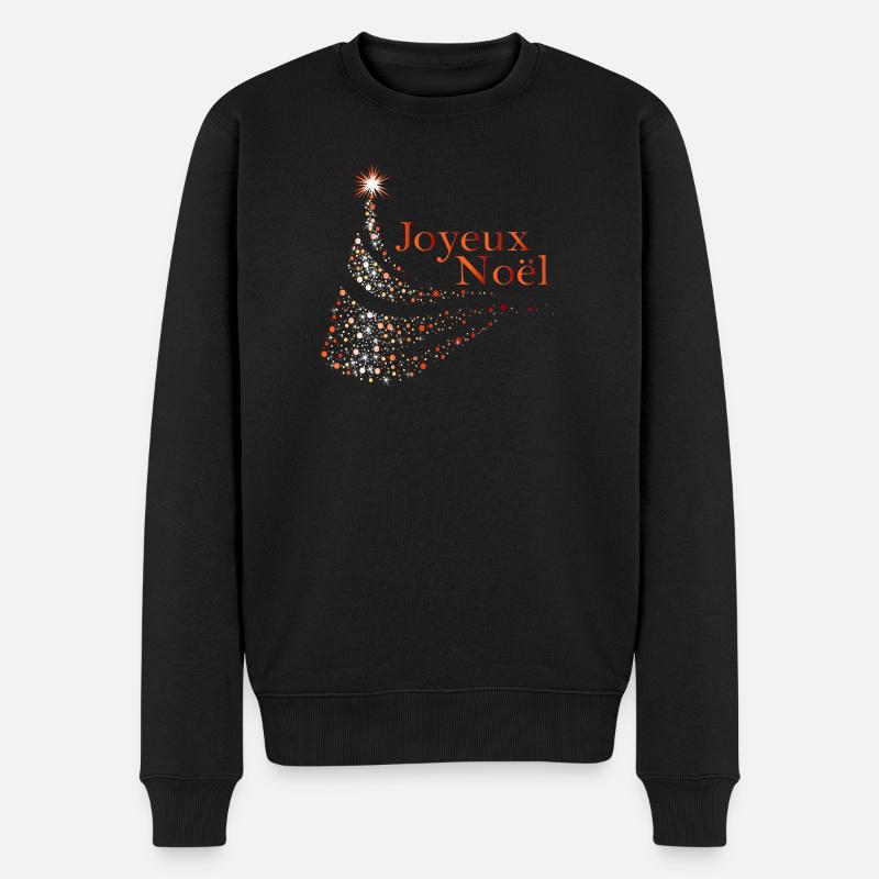 Joyeux Noël Dots Étincelants - Pull Premium bio Homme - noir