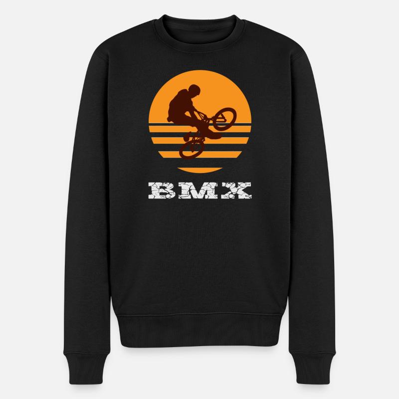 BMX - Männer Premium Bio Pullover - Schwarz
