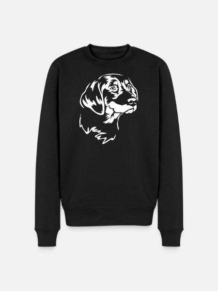 Slovensky Kopov head "Black Edition" - Men's Premium Organic Jumper - black
