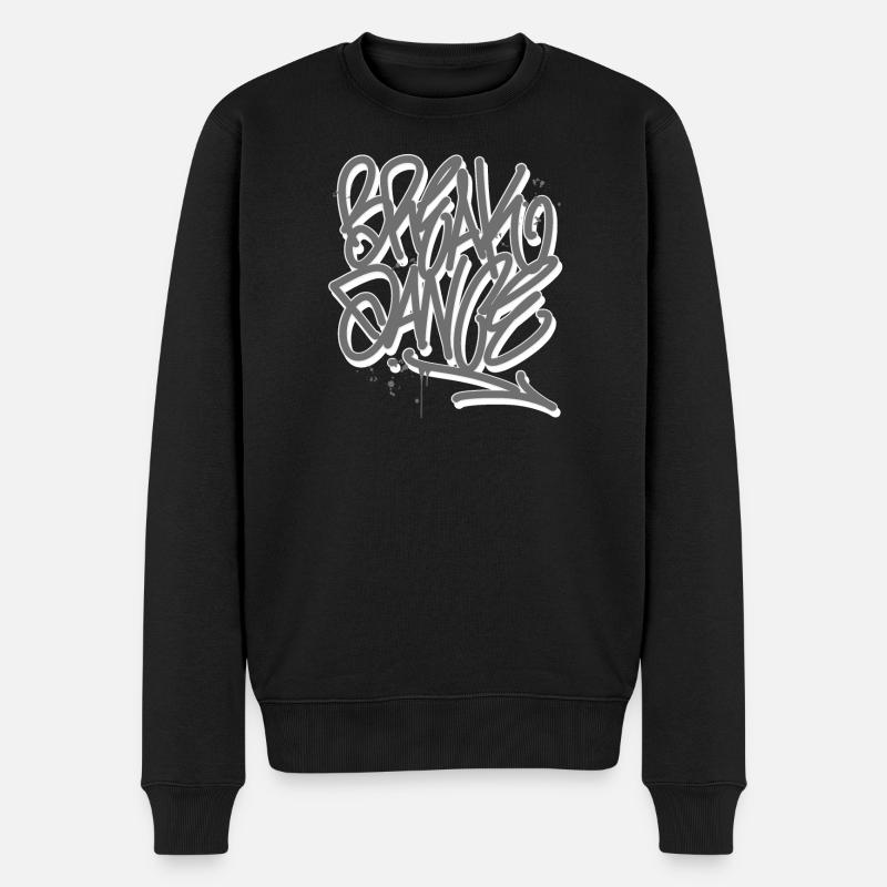 Breakdance Graffiti - Pull Premium bio Homme - noir