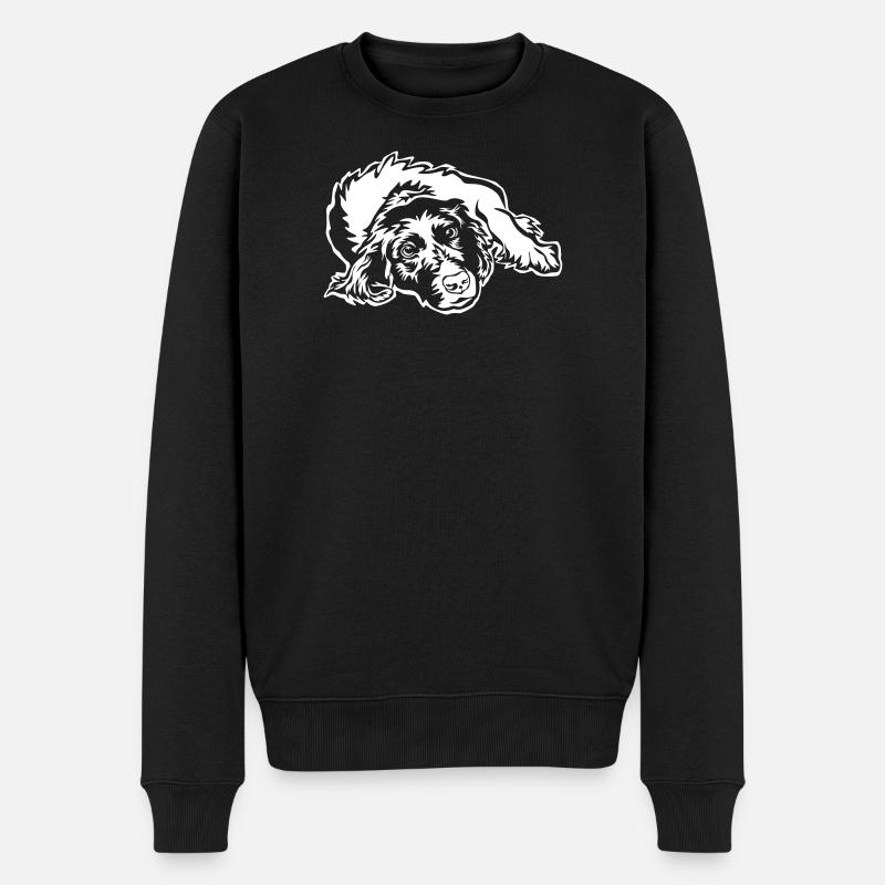 Munsterländer "Black Edition" - Pull Premium bio Homme - noir