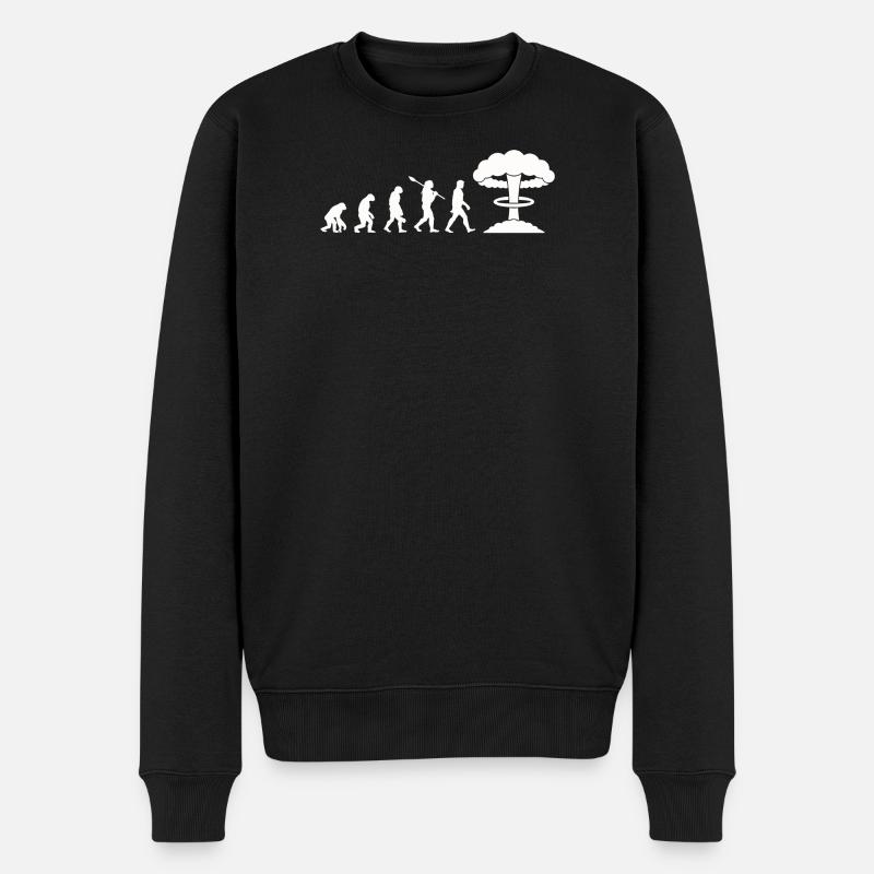 Evolution Nuclear Bomb - Men's Premium Organic Jumper - black