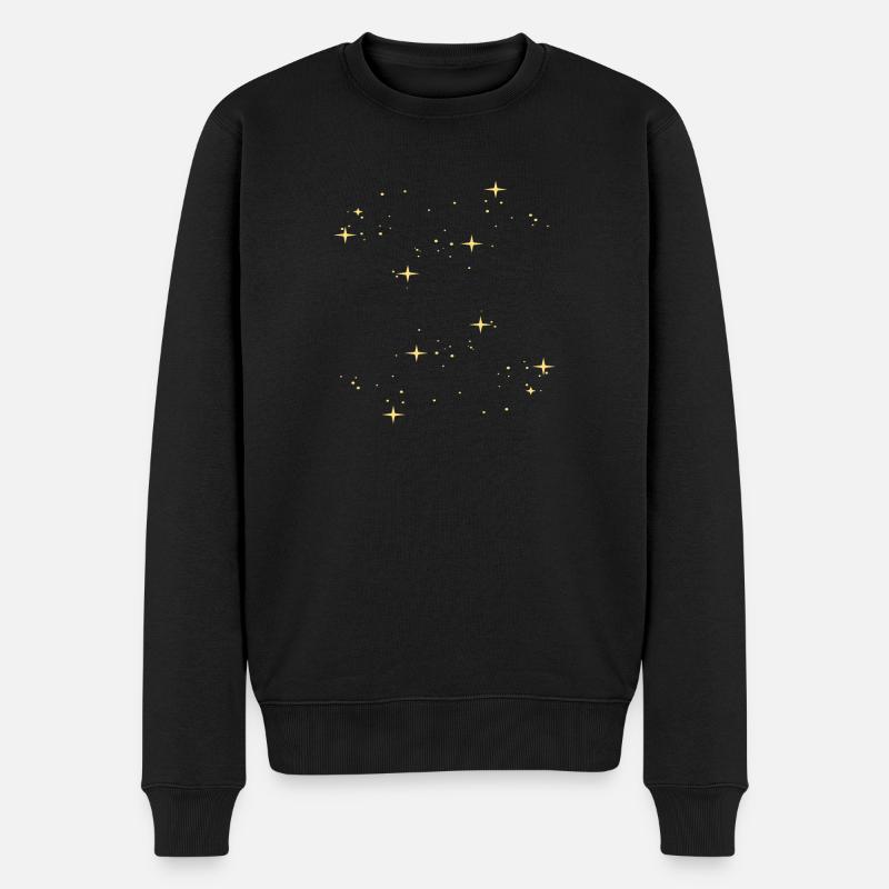 Étoiles étoiles étoiles étoiles - Pull Premium bio Homme - noir