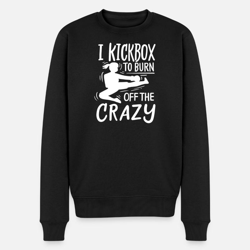 Kickboxing Arts Martiaux - Pull Premium bio Homme - noir