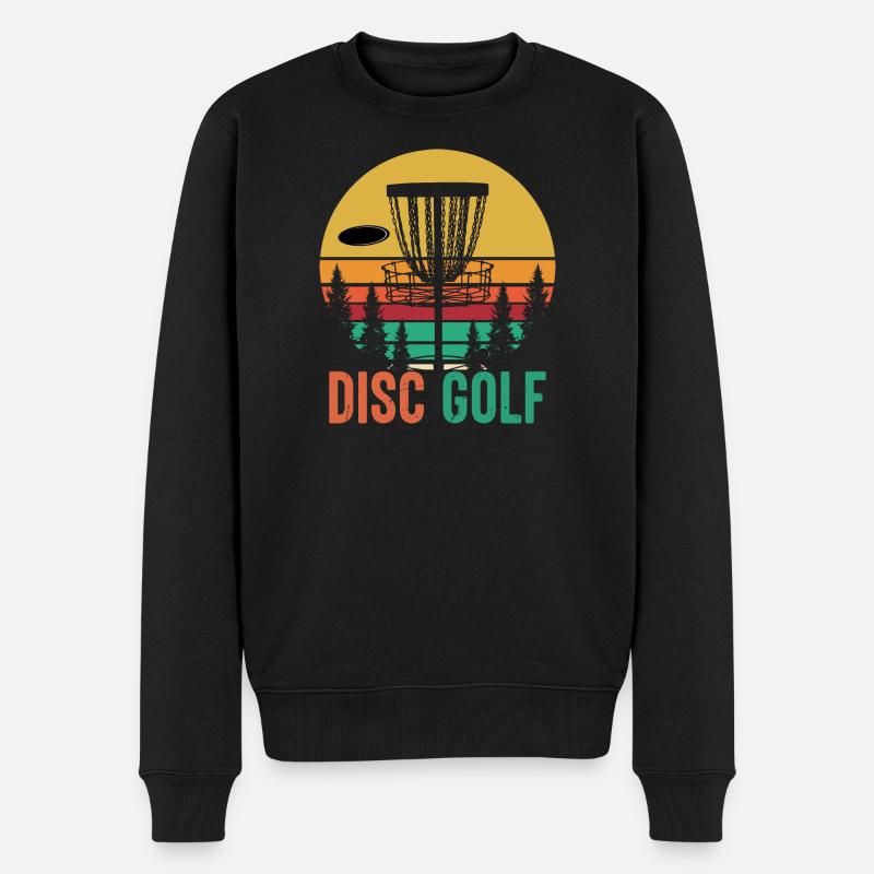 disc golf - Pull Premium bio Homme - noir