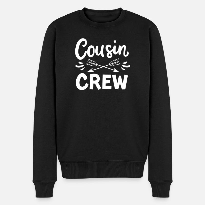 Équipage de cousin - Pull Premium bio Homme - noir