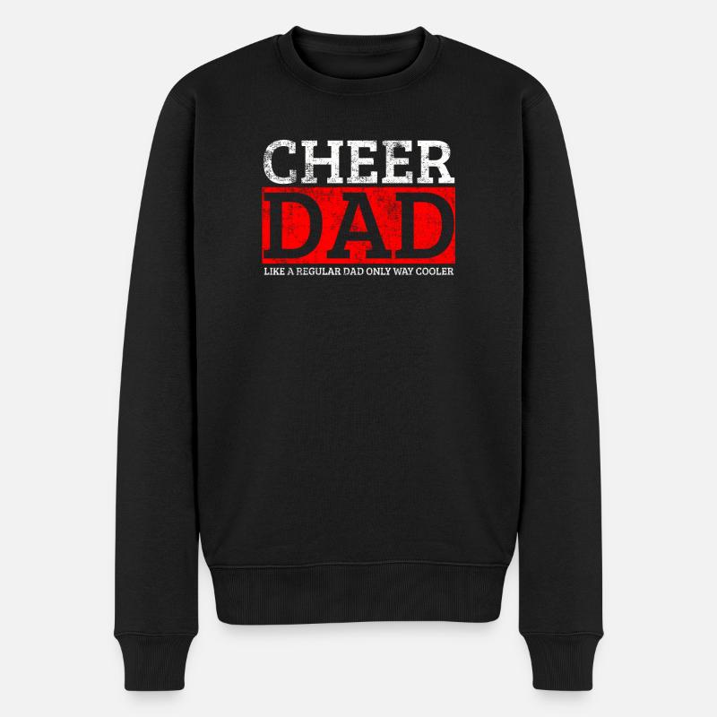 Cheer Dad Cherleader - Pull Premium bio Homme - noir