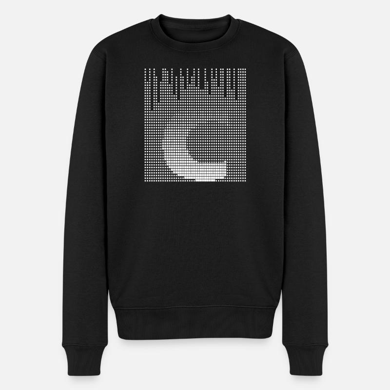 Lettre C, nom, lettre C - Pull Premium bio Homme - noir