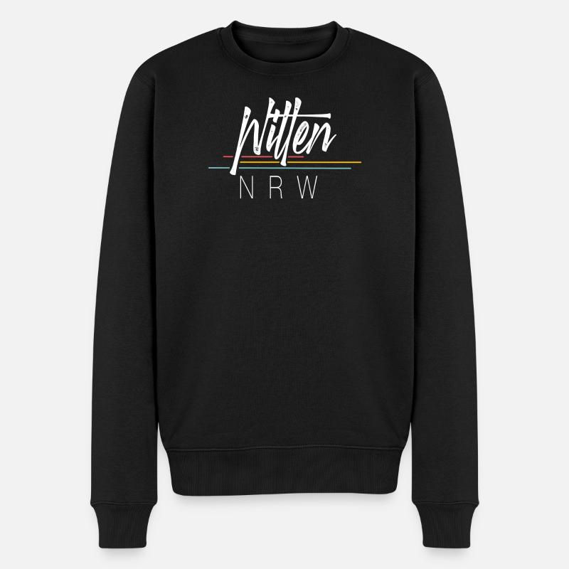 Witten NRW - Pull Premium bio Homme - noir