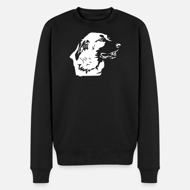 Tête de Kangal « Black Edition » - Pull Premium bio Homme - noir