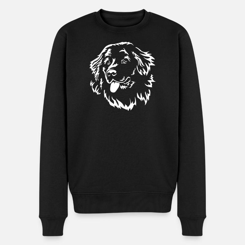 Tête de Terre-Neuve « Black Edition » - Pull Premium bio Homme - noir