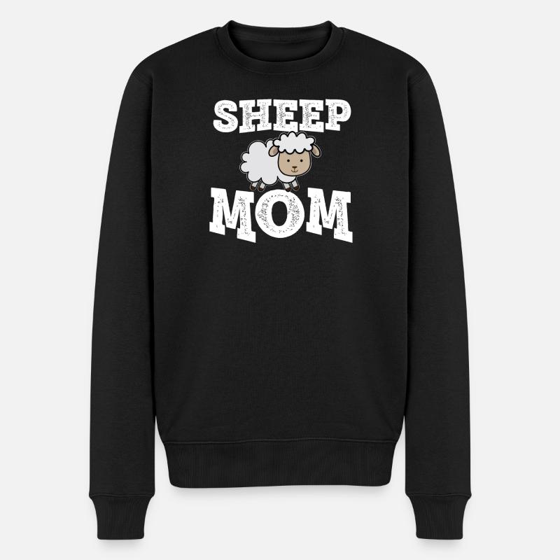 Sheep Mom - Pull Premium bio Homme - noir