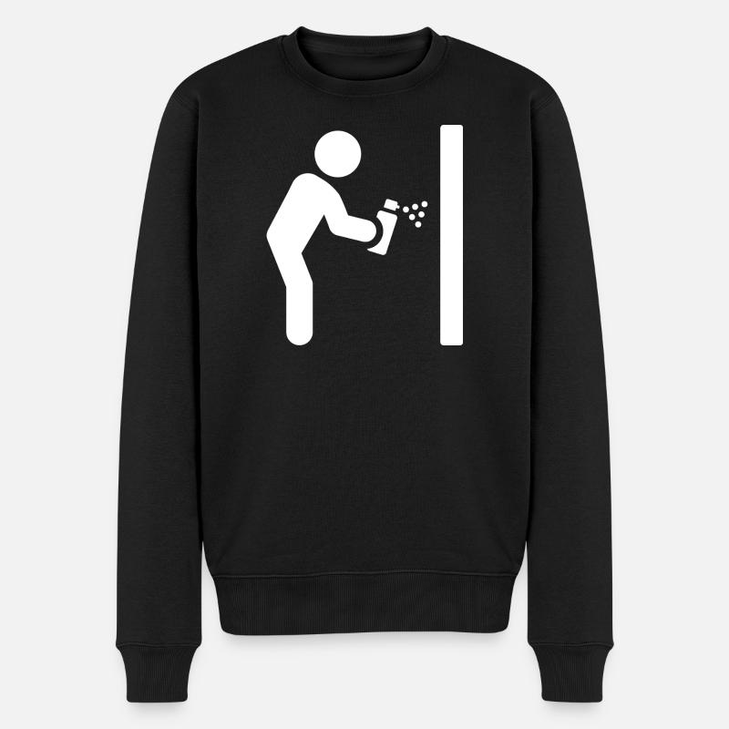 Graffiti Pulvérisateur - Pull Premium bio Homme - noir