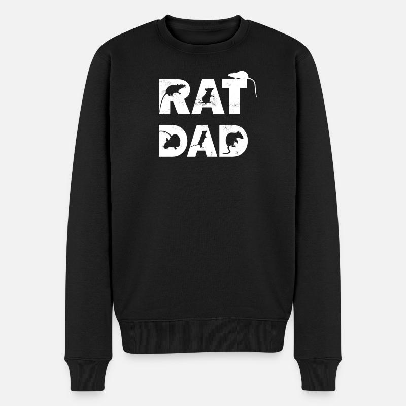 Rat rats - Pull Premium bio Homme - noir