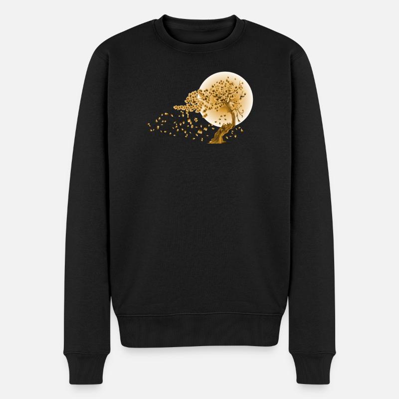 Japan Japanisch Mode Style 03 - Männer Premium Bio Pullover - Schwarz