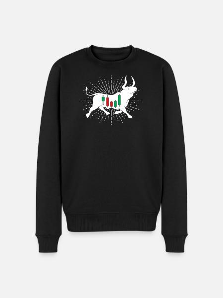 Actions Bulle - Pull Premium bio Homme - noir