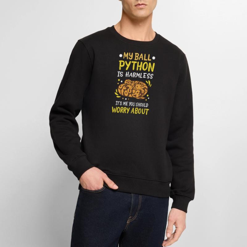 Ball Python Männer Premium Bio Pullover