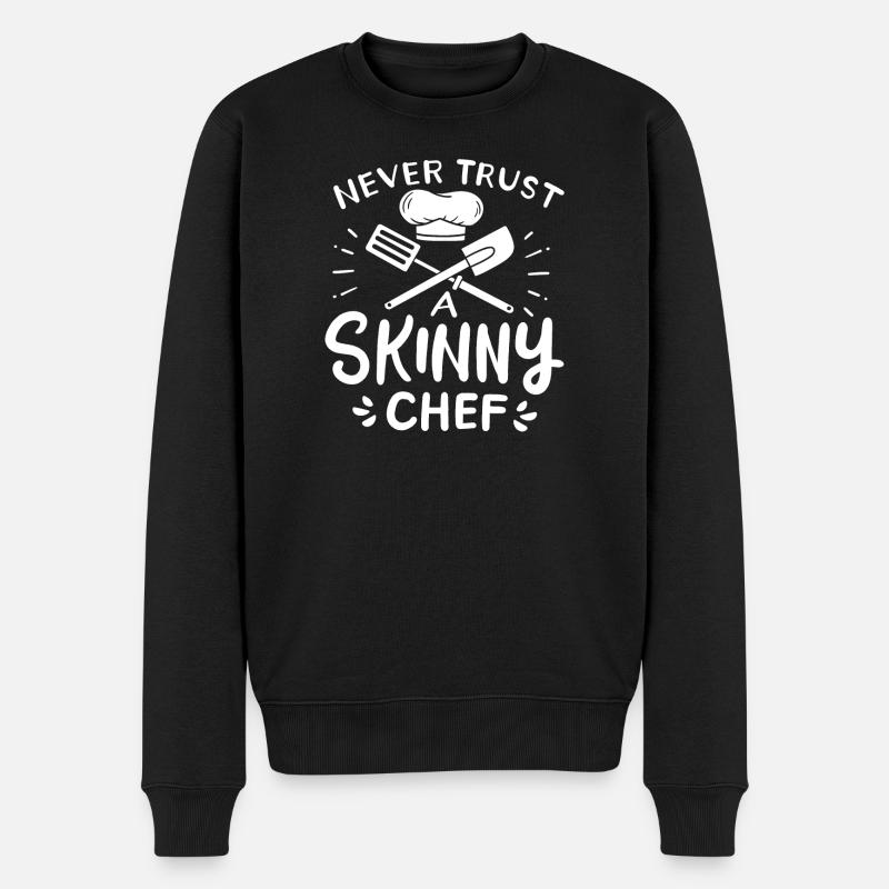 Chef Skinny Chef Cuisine - Pull Premium bio Homme - noir