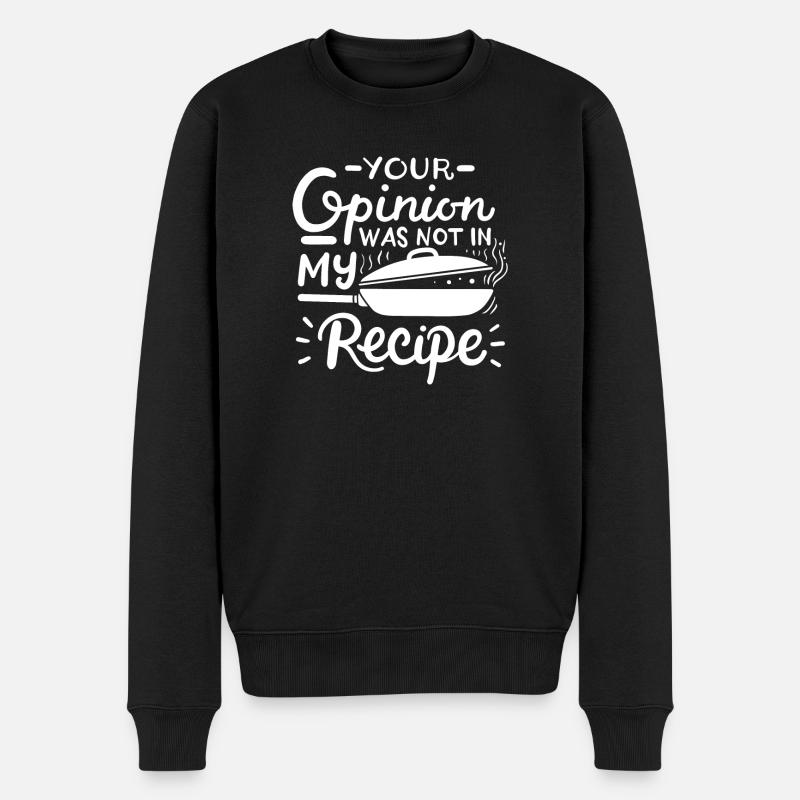 Cuisine Recette Cuisine - Pull Premium bio Homme - noir