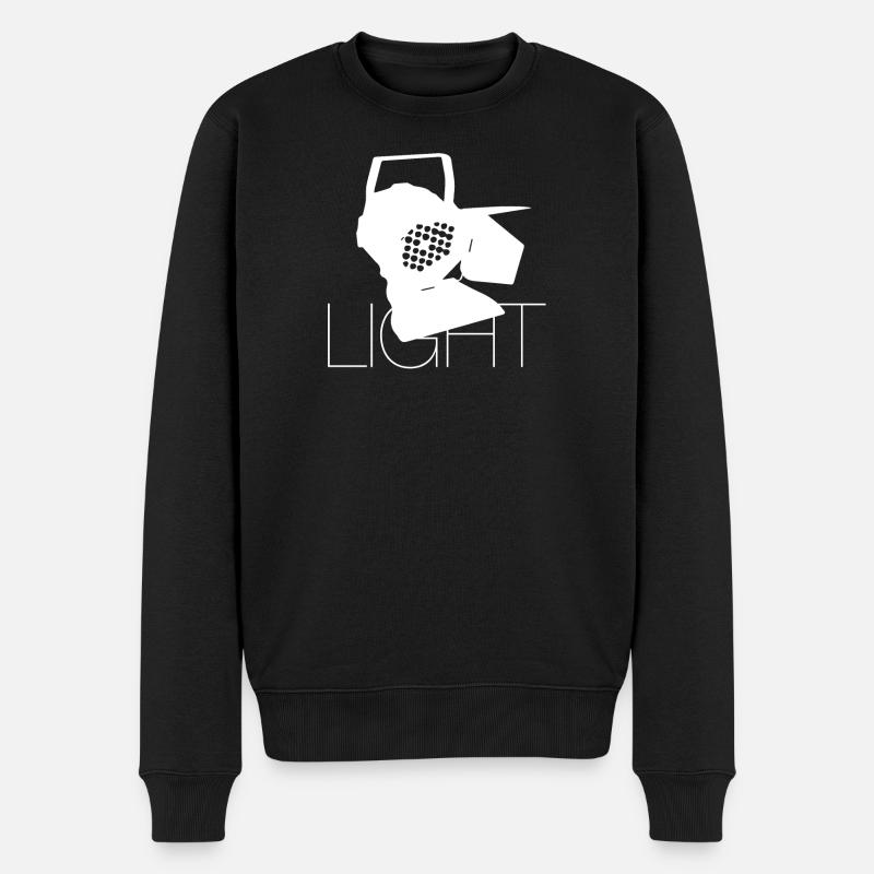 LIGHT - Pull Premium bio Homme - noir