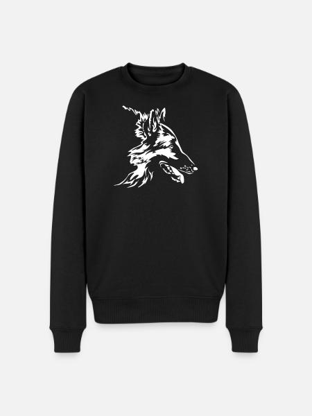 Tervuren Head "Black Edition" - Men's Premium Organic Jumper - black