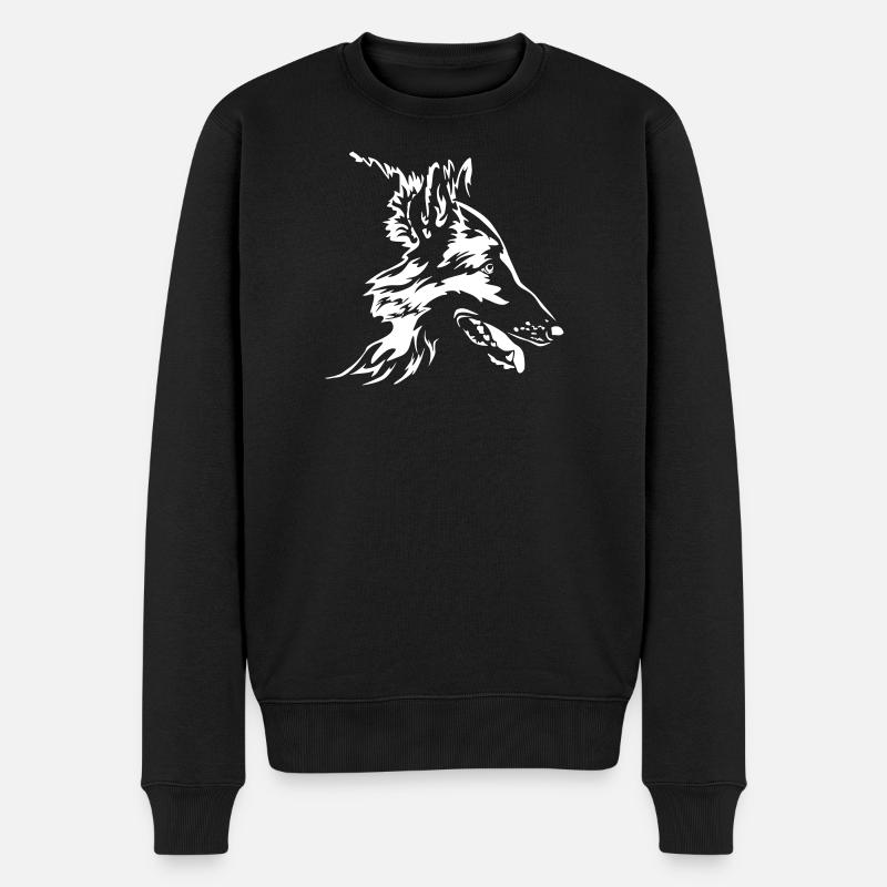 Tête tervuren « Black Edition » - Pull Premium bio Homme - noir