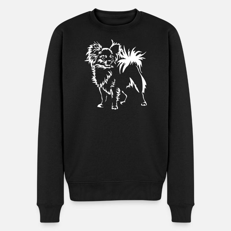 Chihuahua"Black Edition » - Pull Premium bio Homme - noir