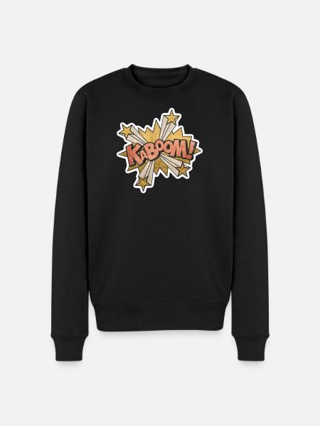 Action Pop Art Kabbom Comique - Pull Premium bio Homme - noir