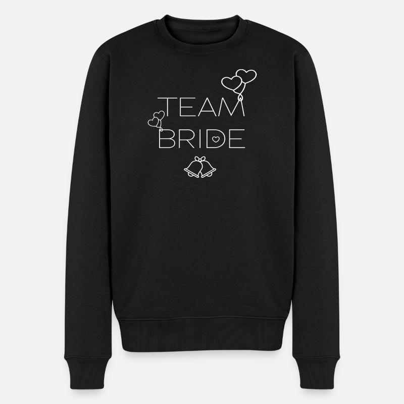 TEAM BRIDE - TEAM BRIDE - Men's Premium Organic Jumper - black