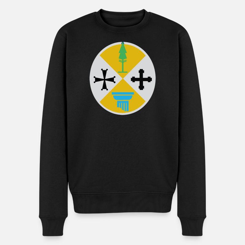 Kalabrien Italien - Männer Premium Bio Pullover - Schwarz