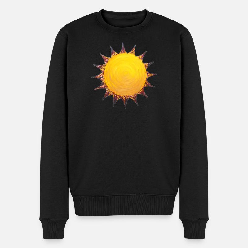 Sonnen-Power - Sonja Ariel von Staden - Männer Premium Bio Pullover - Schwarz