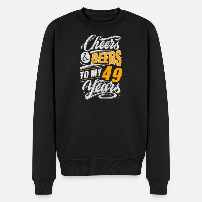 49e anniversaire de la bière - Pull Premium bio Homme - noir