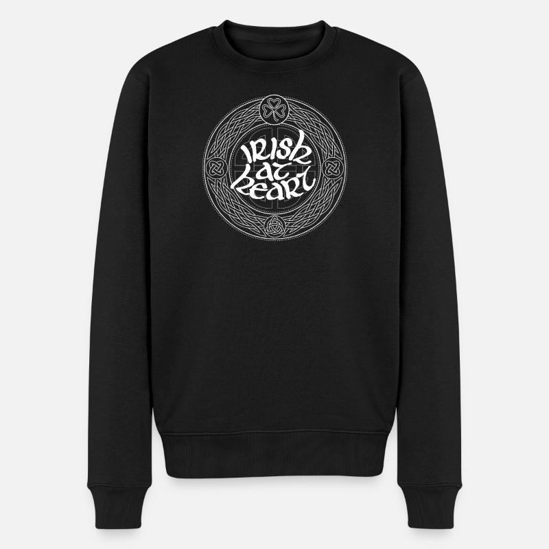 Irish At Heart - Pull Premium bio Homme - noir