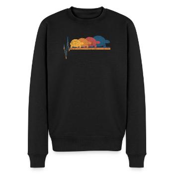 Schildkröte Schildkröten - Männer Premium Bio Pullover - Schwarz - Vorne - Nico (187cm)