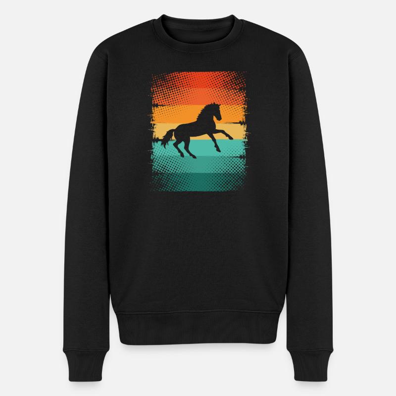 Cheval - Pull Premium bio Homme - noir