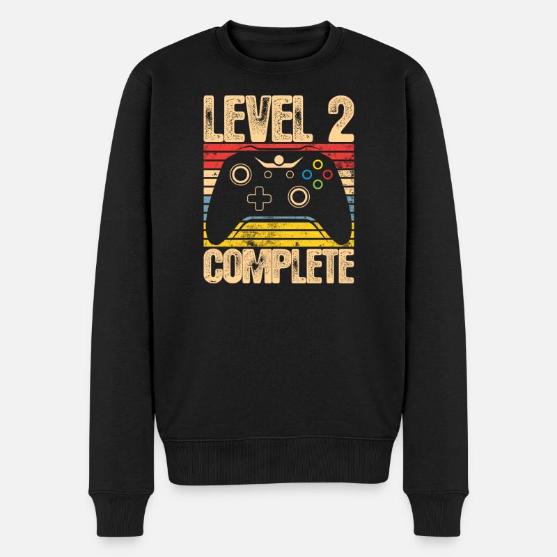 Level 2 Complete Controller - Men's Premium Organic Jumper - black