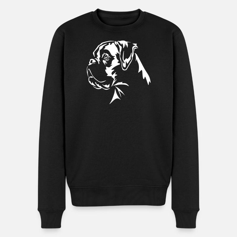 Boxer Head « Black Edition » - Pull Premium bio Homme - noir