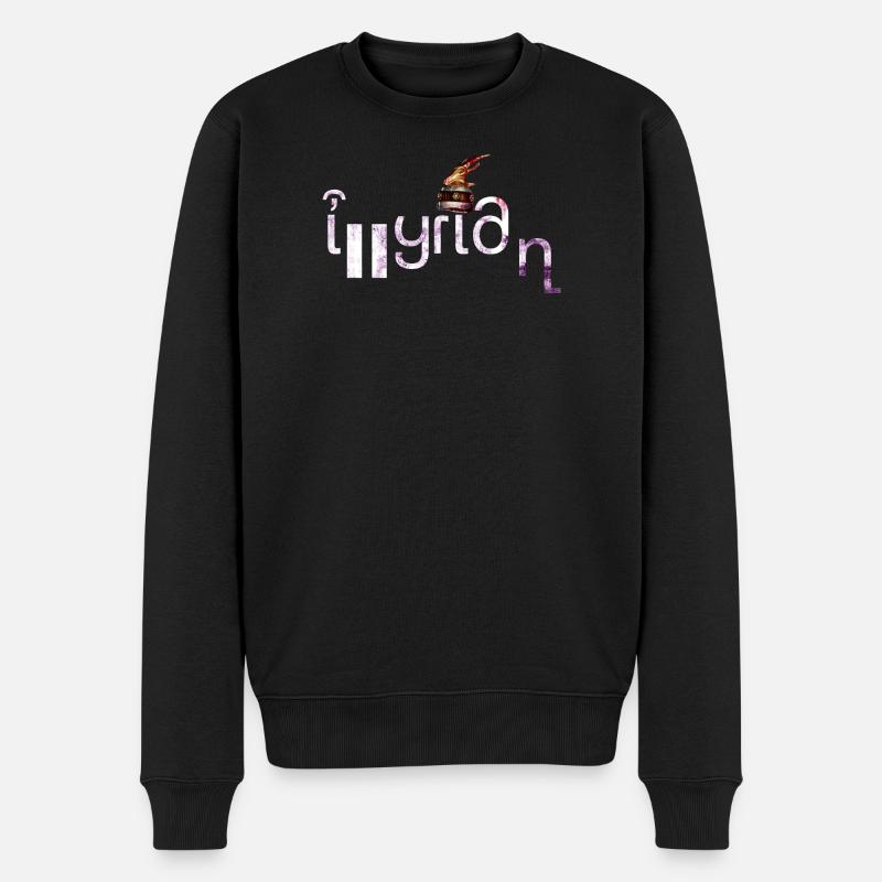 Illirico - Maglione ecologico premium da uomo - nero