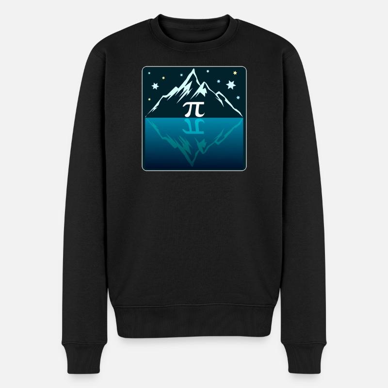 Randonnée Numéro Pi - Pull Premium bio Homme - noir