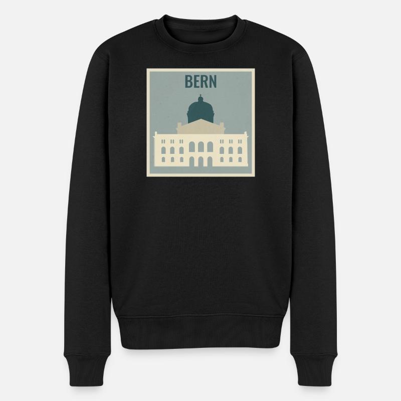 Bern - Pull Premium bio Homme - noir
