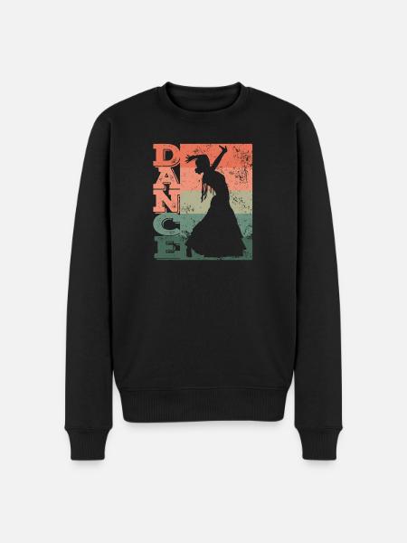 Flamenco Dancer Dance Flamenco Dress - Men's Premium Organic Jumper - black