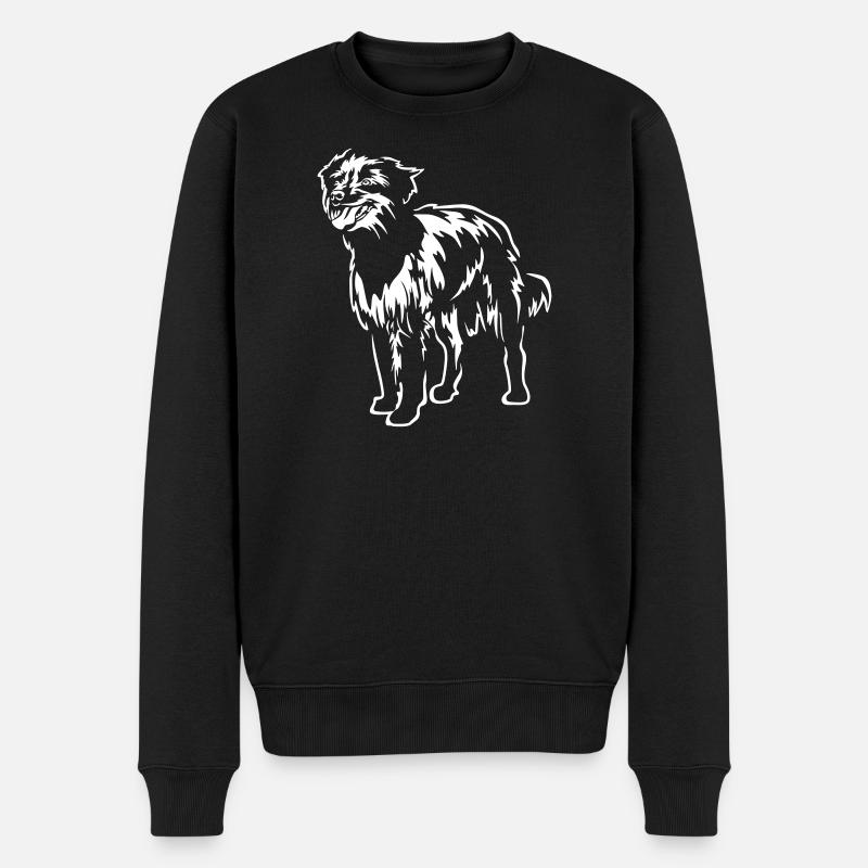 Berger des Pyrénées « Black Edition » - Pull Premium bio Homme - noir