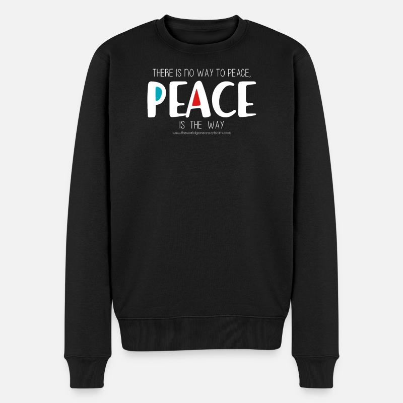Peace 2 (sombre) - Pull Premium bio Homme - noir