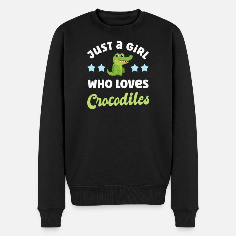 Crocodile Crocodiles - Pull Premium bio Homme - noir
