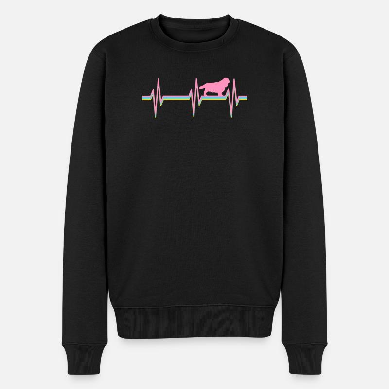 Cavalier King Charles - Männer Premium Bio Pullover - Schwarz